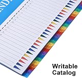 ROSSHINE 5 Pack 1-31 Part A4 File Dividers 11-Hole PVC Multi-Color Content List view 8