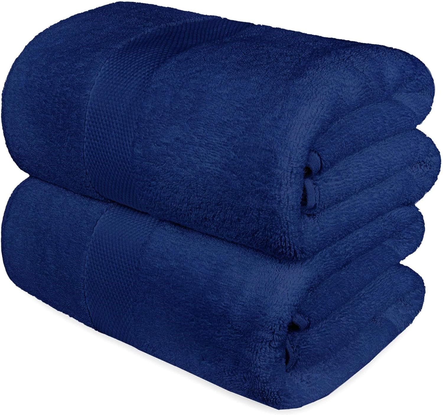 Luxury Bath Sheet Towels Extra Large | Highly Absorbent Hotel spa Collection | 35x70 Inch | 2 Pack (White): Kitchen & Dining