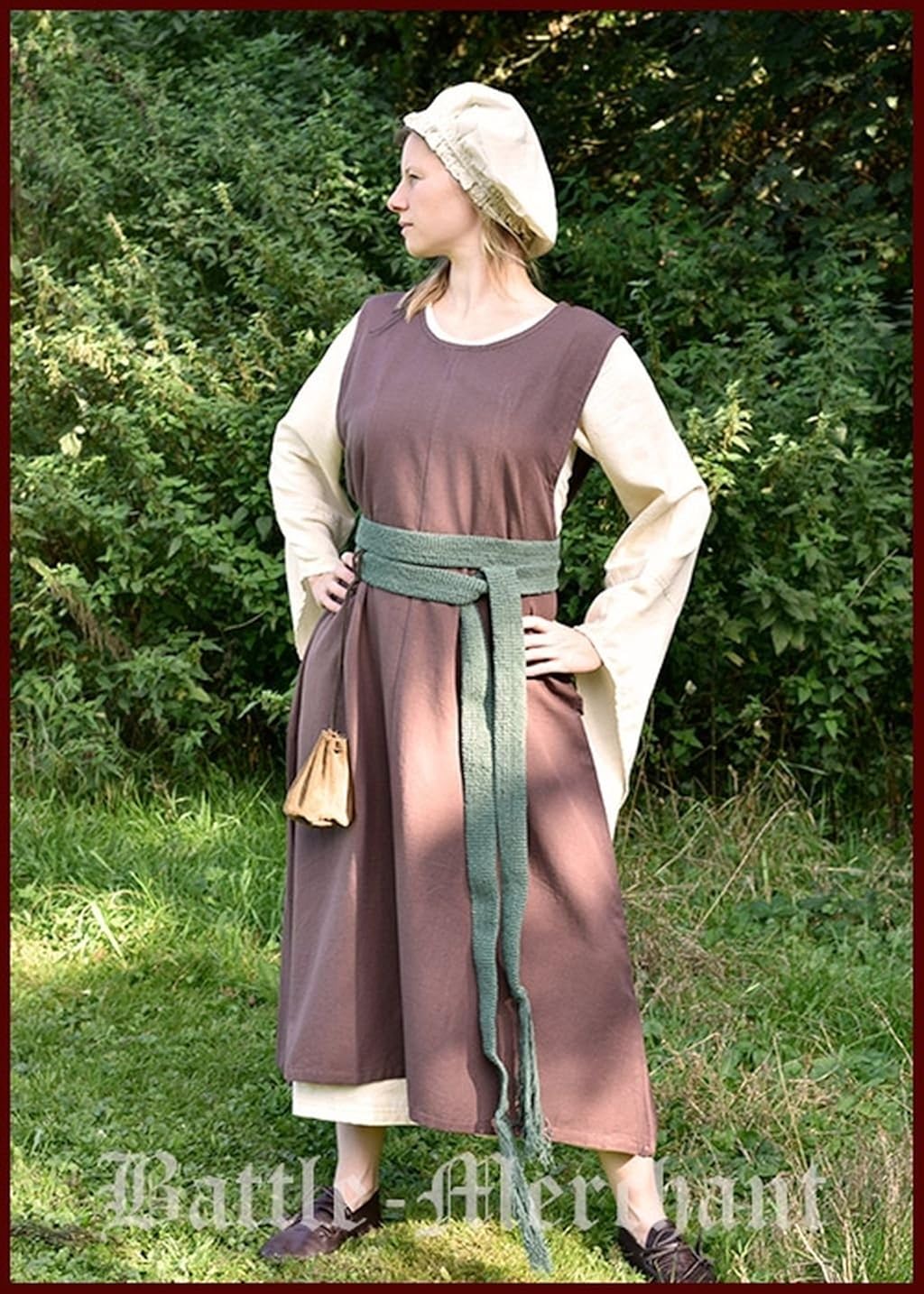 Battle Merchant Gürtelriemen Vierkantriemen Aus Le Produktbild-Vorschau 3
