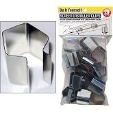 Screen Installer Clips &ndash; 20 Pack for Rescreening Patio, Lanai, Door, Window, or Garage Screens- Screen Retainer Clips Help DIY Install (20 Pieces)