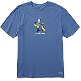 Life is Good Mens Crusher Tee Shirt, Short Sleeve Cotton Graphic T-Shirts, Jake Jammin'