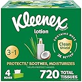 Kleenex Lotion Facial Tissues with Coconut Oil, 4