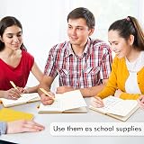 Feela 5 Pack A5 Notebooks Hardback Ruled Lined 128 Pages 21x13 cm Yellow view 5
