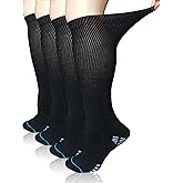 COIYUFUX Extra Width Socks For Bariatric Diabetic For Men Women, Cast Lymphedema Socks for Swollen Foot Ankle 2 Pairs