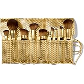 LAURA GELLER NEW YORK The Brush Vault - Ultimate Limited Edition Makeup Brush Collection - Includes Ten Must-Have Makeup Brushes for Mature Skin Makeup Application - 10 Count
