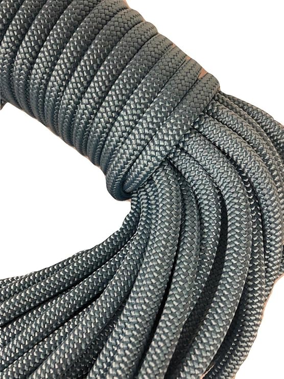 Double Braid Nylon Rope 3/8 inch, Light Blue (100 ft) - - Amazon.com