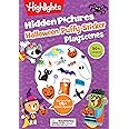 Halloween Hidden Pictures Puffy Sticker Playscenes: Over 50 Reusable Halloween Stickers to Decorate, Find Over 175 Hidden Objects, Solve Mazes and More (Highlights Puffy Sticker Playscenes)