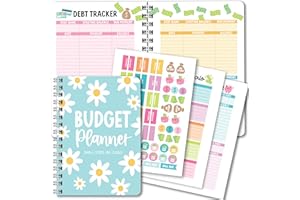 HADLEY DESIGNS 2026 Budget Planner and Monthly Bill Organizer - Monthly Budget Planner 2026, Financial Planners Budgeting Book, Bill Tracker Notebook for Expenses, Floral Undated Finance Organizer Journal