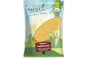 Organic Yellow Mung Dal, 10 Pounds – Non-GMO, Peeled Split Mung Beans (Moong Dal), Vegan, Bulk. Ayurvedic Food. Easy to Cook.