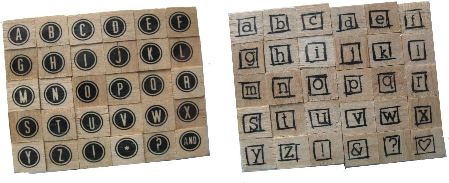 Dovecraft Rubber Stamp Set Alphabet/Letters 30 Stamps