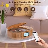 Arafuna Portable CD Player Bluetooth 5.0 Rechargeable Speaker FM Radio AUX view 6