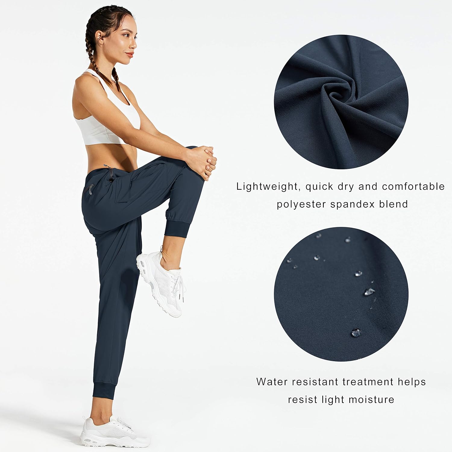 Libin Women's Cargo Joggers Lightweight Quick Dry Hiking Pants Athletic Workout Lounge Casual Outdoor at  Women’s Clothing store