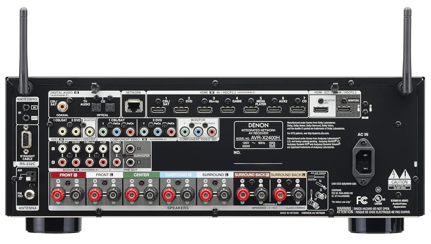 Amplis denon x2400h - Photo, audio & vidéo