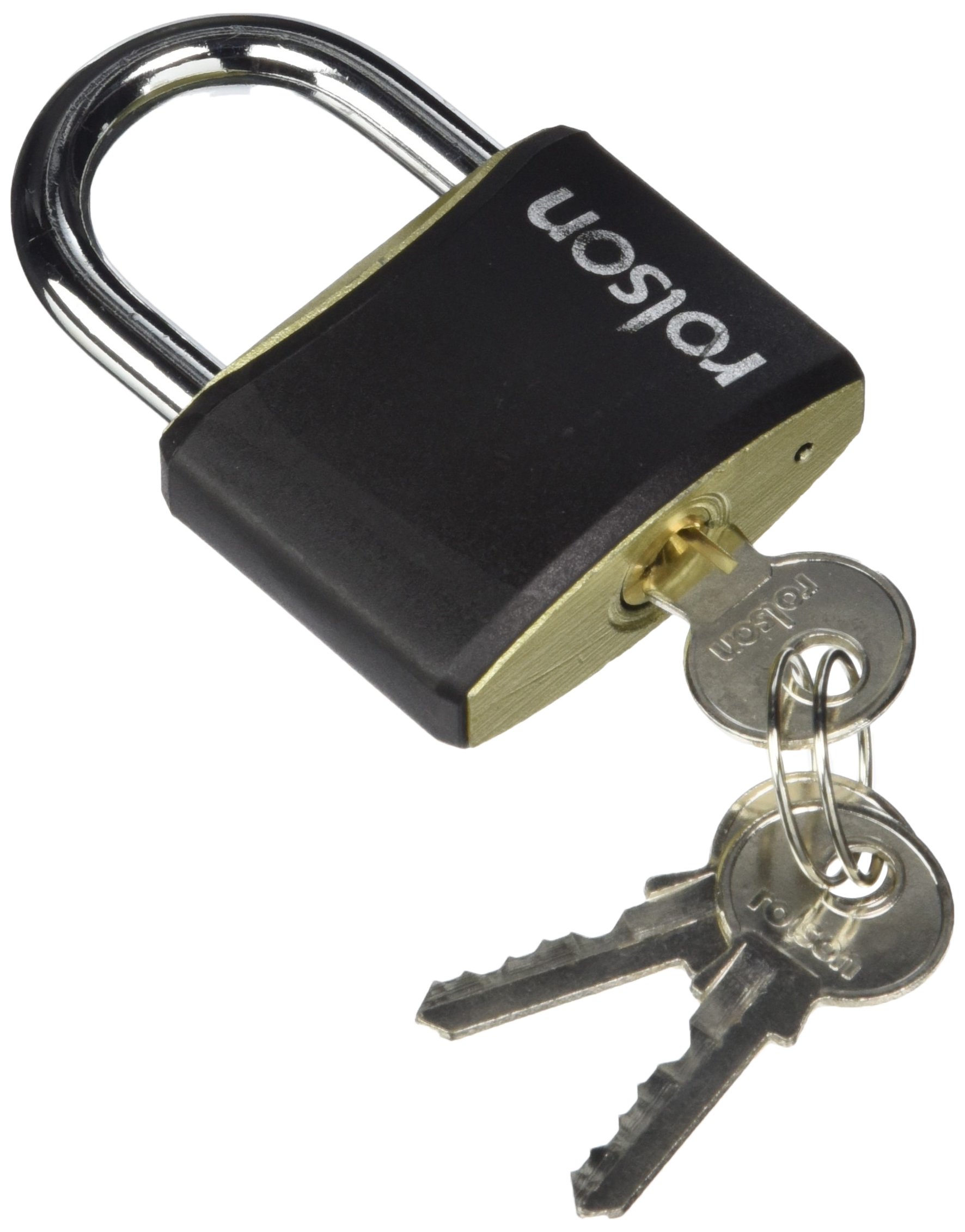 Rolson 66407 Padlock, Black, 50 mm