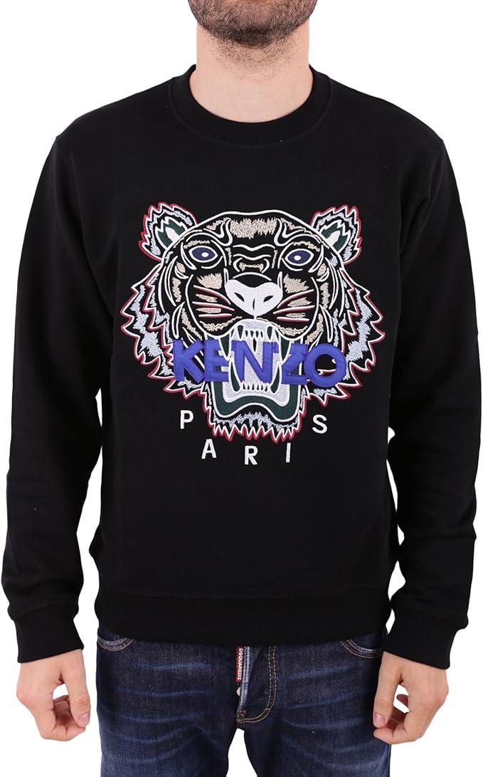 Amazon | Kenzo SWEATER メンズ US サイズ: Small カラー: ブラック | トレーナー・パーカー 通販