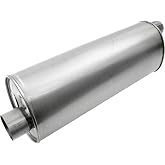 Walker Quiet-Flow SS 21577 Direct Fit Exhaust Muffler 3" Inlet (ID) 2.75" Outlet (OD) for Chevrolet Silverado 1500