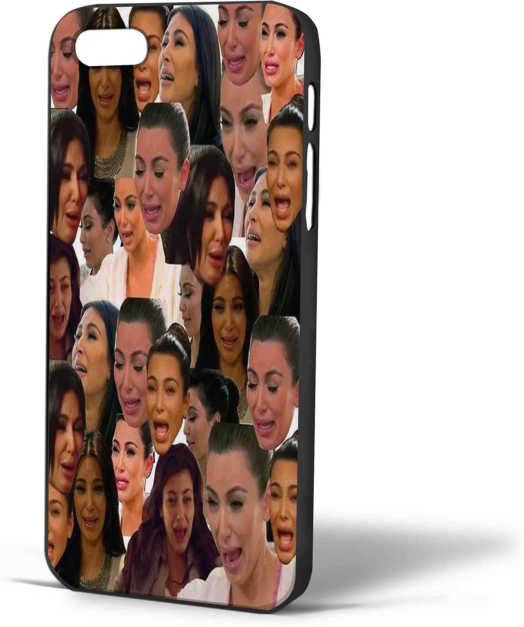 Kim Kardashian Crying face Collage for Iphone Case (iPhone 5/5s Black)