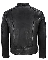 HANDSY Leather Jackets For Men - Leather Motorcycle