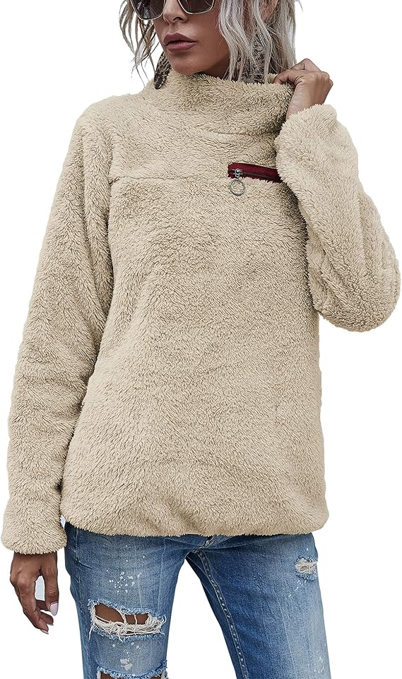 Women's sherpa sweatshirt Clearance