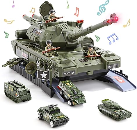 Amazon Cute Stone 2in1戦車おもちゃ タンクおもちゃ 軍用車両 室内ゲーム おままごと 収納式 タンクモデル ミニカー 合金製 自動発射 32点セット 音楽付き 戦車コレクション 自衛隊 軍事車両 戦闘車両 ヘリコプター ごっこ遊び 子供用おもちゃ 人気 プレゼント 知育