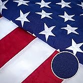 Dovesail American Flags 3x5 Ft TearProof Series for Outside, Super Tough Fade Resistant Spun Polyester, Heavy Duty US Flags for High Wind, Embroidered Stars, Sewn Stripes, Brass Grommets