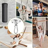 Morzejar 304 Stainless Steel Swing Hook 360° Rotating Heavy Duty Ceiling Hooks view 9