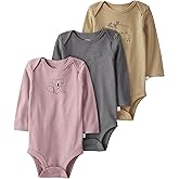 little planet by carter's unisex-baby 3-pack Long Sleeve Bodysuits Made With Organic Cotton