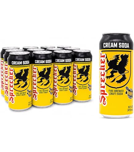 Amazon.com: Sprecher Cream Soda in 16 fl oz Cans (12 Pack), Fire