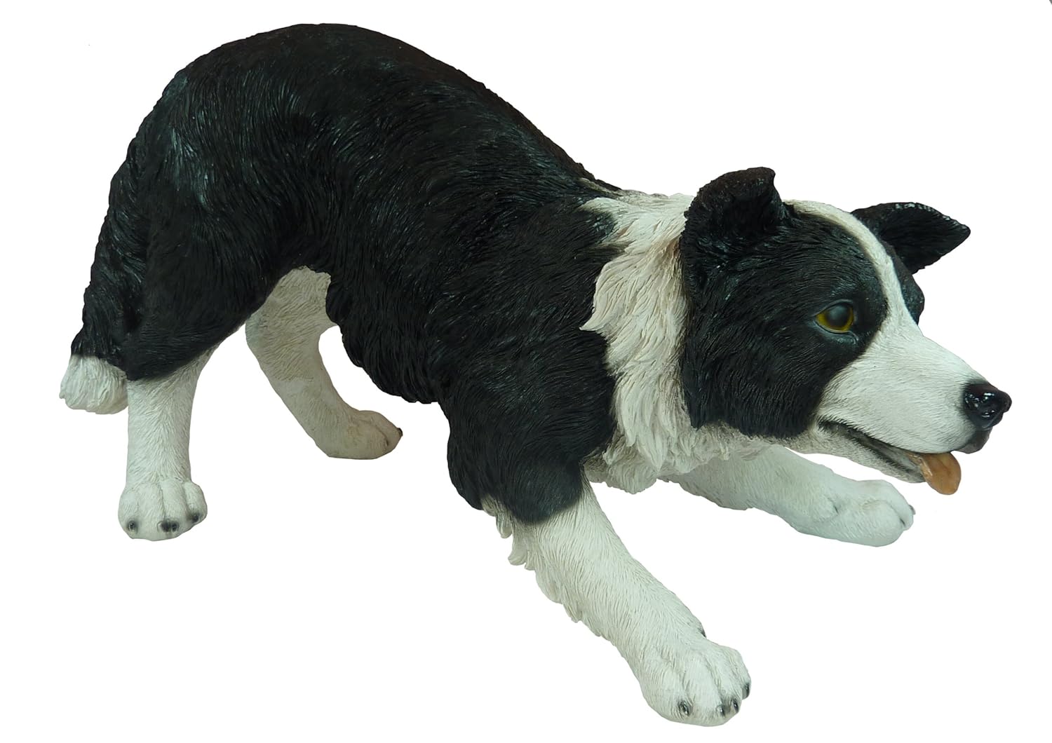Real Life Medium Sheepdog Garden Ornament (SizeF) Amazon.co.uk Garden