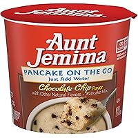 Aunt Jemima Chocolate Chip Pancake Cup, (12 Pack) Packaging May Vary) #.01- Pack (Chocolate Chip, Cups)