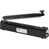Aviditi Powerseal 16" Impulse Manual Heat Sealing Bag Machine for Closing Plastic Poly Bags and Tubing (1 Machine)