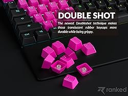 Ranked Rubber Keycap Set | Double Shot Translucent