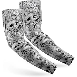 Amasnay Tatto Tattoo Arm Sleeves for Men Women, Sun Protection Sports Cooling Compression Sleeves for Outdoor Work