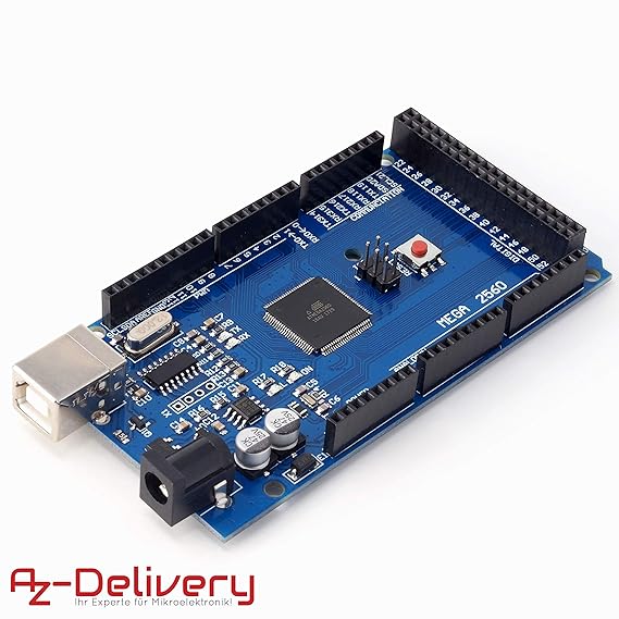 AZDelivery ????? Mega 2560 R3 Board mit ATmega2560, 100% Arduino kompatibel mit gratis eBook!