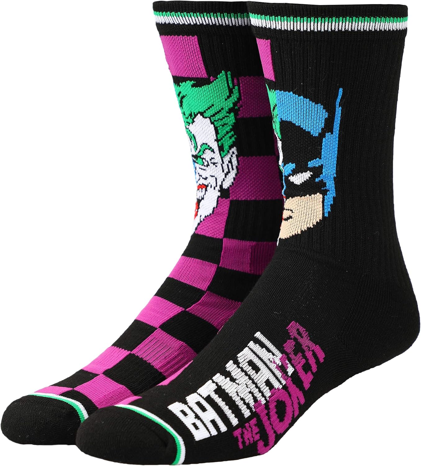 Batman und Joker Socken mit geteiltem Gesicht: Amazon.de: Bekleidung