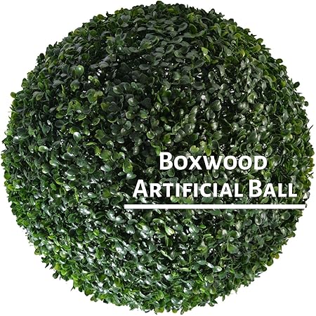 Amazon Com Happy Screen Artificial Topiary Ball 19 Inch