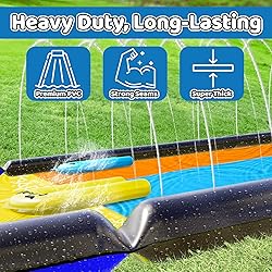 JAMBO XL Premium 20Ft Slip Splash and Slide with 2