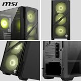 MSI MAG FORGE M110R AIRFLOW Gaming Case with ARGB Fans view 7