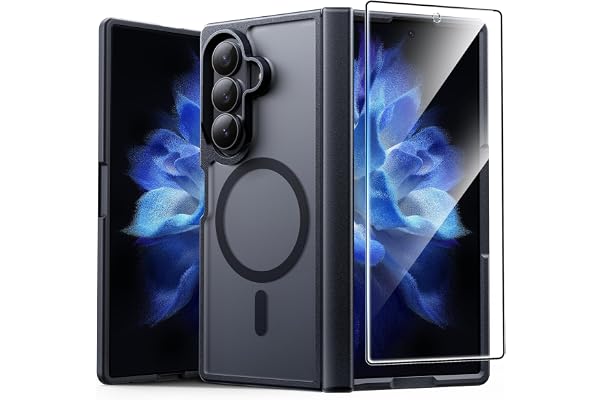 FNTCASE for Samsung Galaxy Z Fold 8 Ultra/Z Fold 7 Case, Fit for Magsafe | Hinge Protection, Screen Protector, Translucent Ma