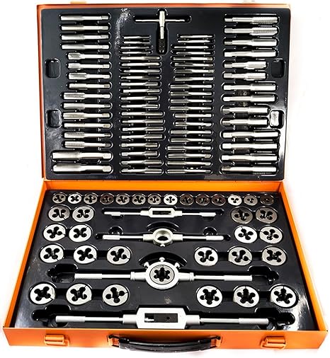 M2 M18 Coffret De 110 Tarauds Et Filieres En Acier Au Tungstene Amazon Fr Bricolage