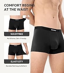 DAVID ARCHY Mens Underwear Trunks Comfortsoft