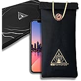BioHarmonize EMF Shield Phone Sleeve - Full Privacy & RF Signal Blocking, Double Shielding Faraday Fabric, Quantum Harmonization Tech