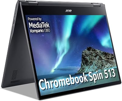 Acer Chromebook Spin 513 CP513-2H 13.5 QHD Touch 8GB 128GB MediaTek Renewed