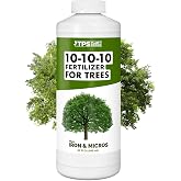 10-10-10 Fertilizer for Trees &amp; Shrubs, Balanced NPK + Iron &amp; Micros, 32 oz | Promotes Vigorous Growth, Boosts Root Development, Iron for Greener Leaves, Liquid Concentrate, For Evergreens &amp; Ornamentals