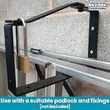 Keypak Lockable Ladder Rack Brackets (2 Pack) Heavy Duty Wall Ceiling Storage view 6