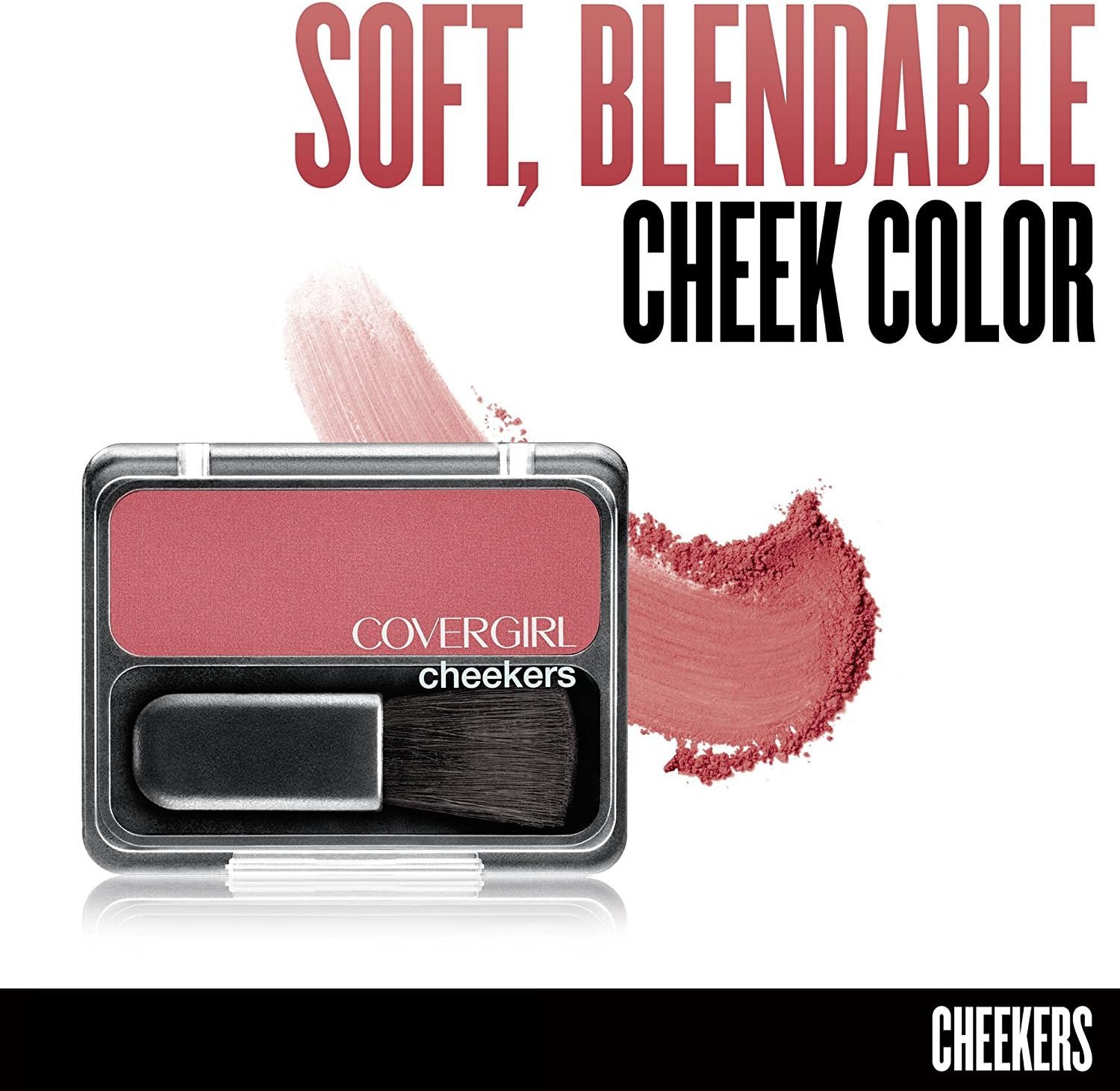 COVERGIRL Cheekers Blendable Powder Blush Rock 'n Rose, .12 oz (packaging may vary), 1 Count, 3.4 g (Pack of 1) - Image 3