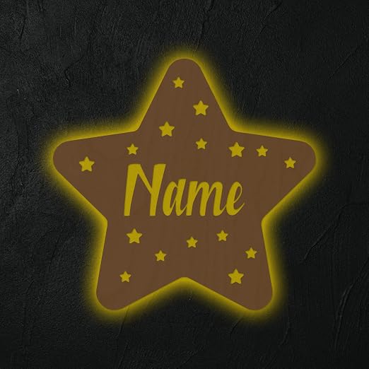 Schlummerlicht Personalisiert Wandlampe Stern Kinderzimmer Lampe