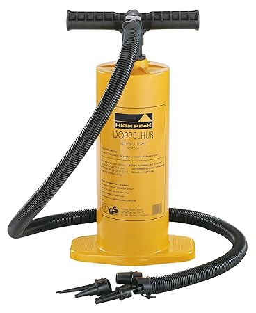 High Peak Doppelhubpumpe gelb STANDARD