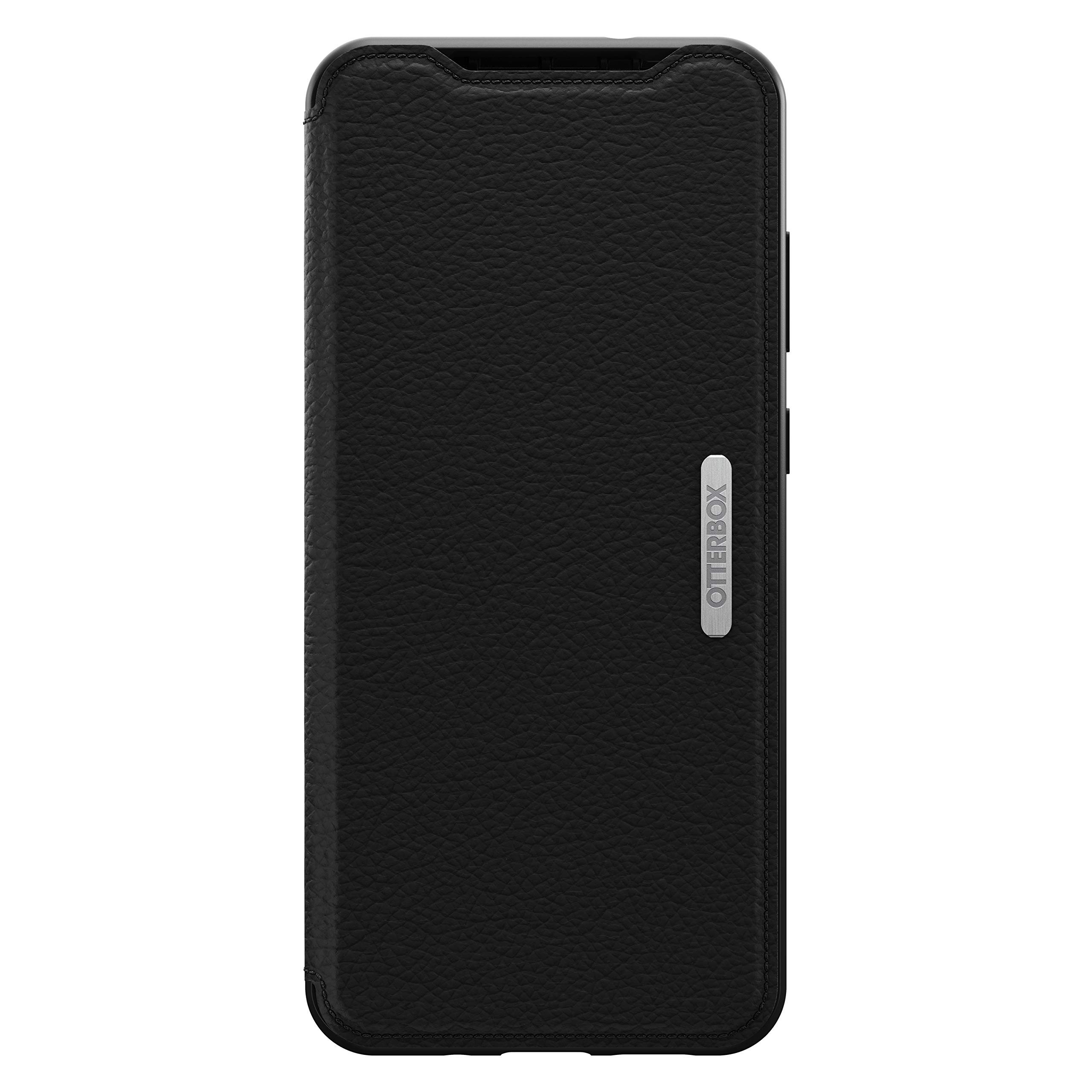 OtterBox Strada Case for Samsung Galaxy S20+, Shockproof, Drop proof, Premium Leather Protective Folio with Two Card Holders, 3x Tested to Military Standard, Black — image 1