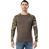 Realtree Mens Long Sleeve Performance Raglan Shirt
